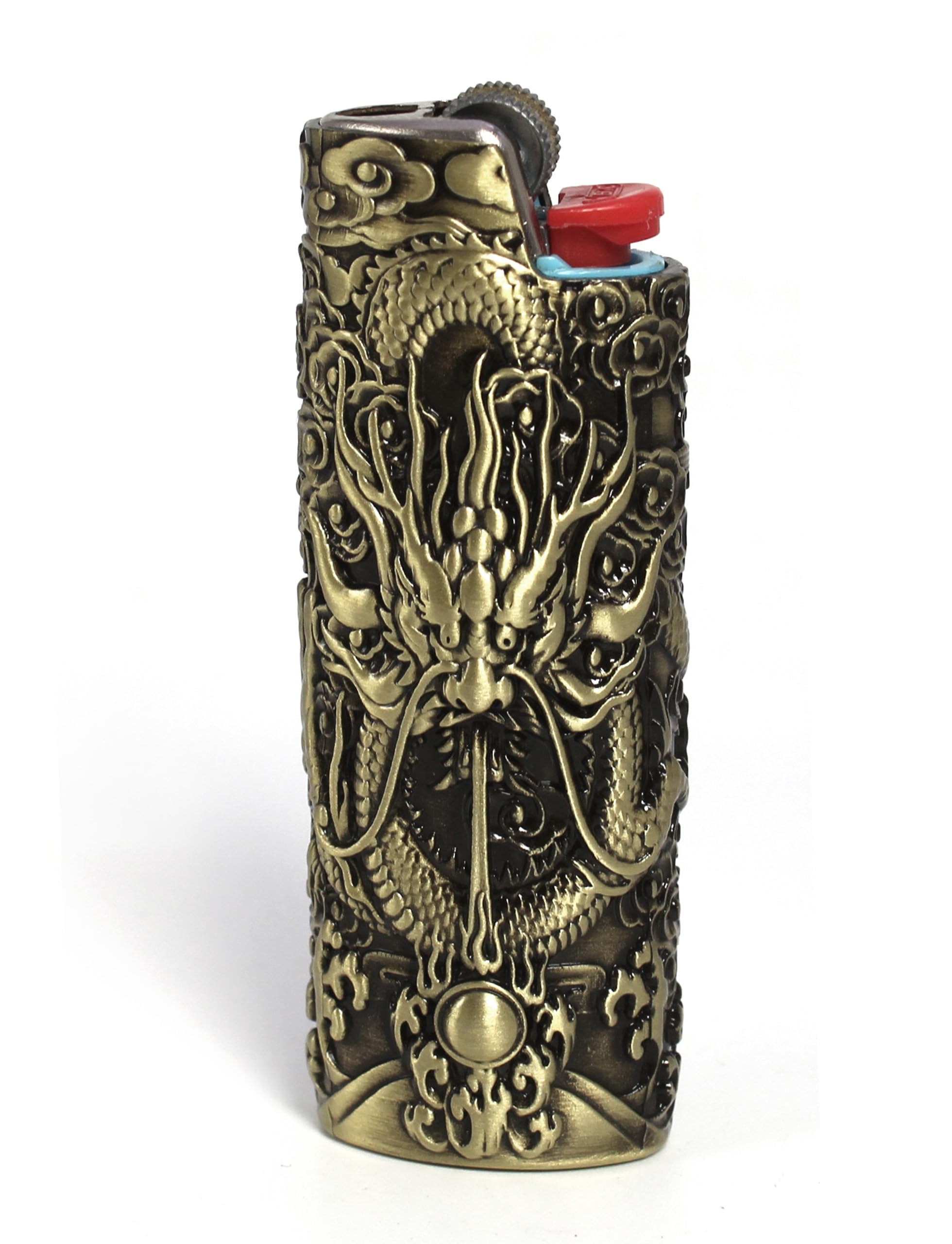 Amazon.com: HUMWE Vintage Dragon Metal Lighter Case Cover